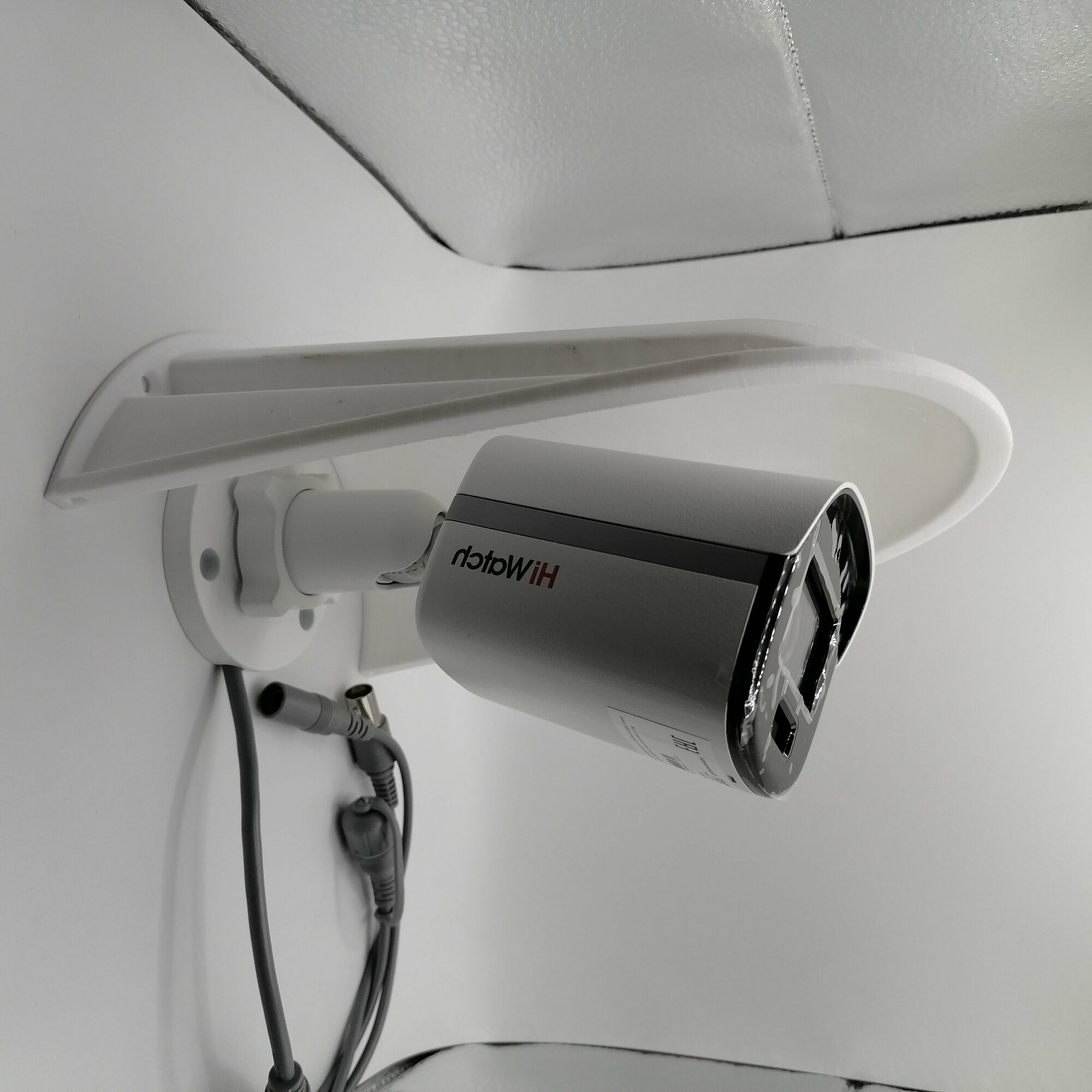 Защитный козырек для камеры видеонаблюдения Ракушка-XL 3D-печать HIKVISION HIWATCH DAHUA (серый) защита камеры от дождя льда снега