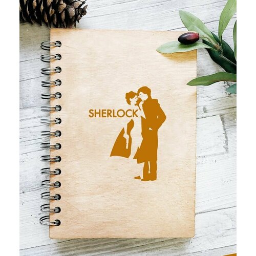 Скетчбук деревянный Шерлок, Sherlock №8 скетчбук в твердом переплете шерлок sherlock 2