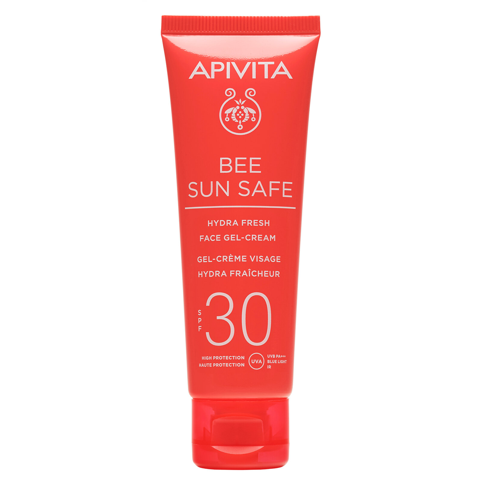 Apivita Солнцезащитный свежий увлажняющий гель-крем для лица SPF 30, 50 мл (Apivita, Bee Sun Safe) - фото №3