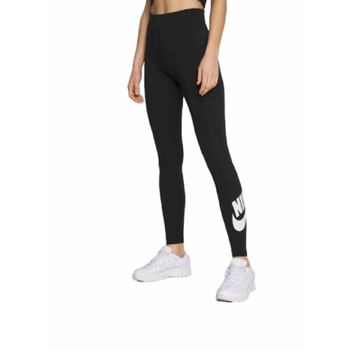 Легинсы спортивные NIKE, размер L, черный брюки skechers go walk high waisted leggings цвет quicksilver