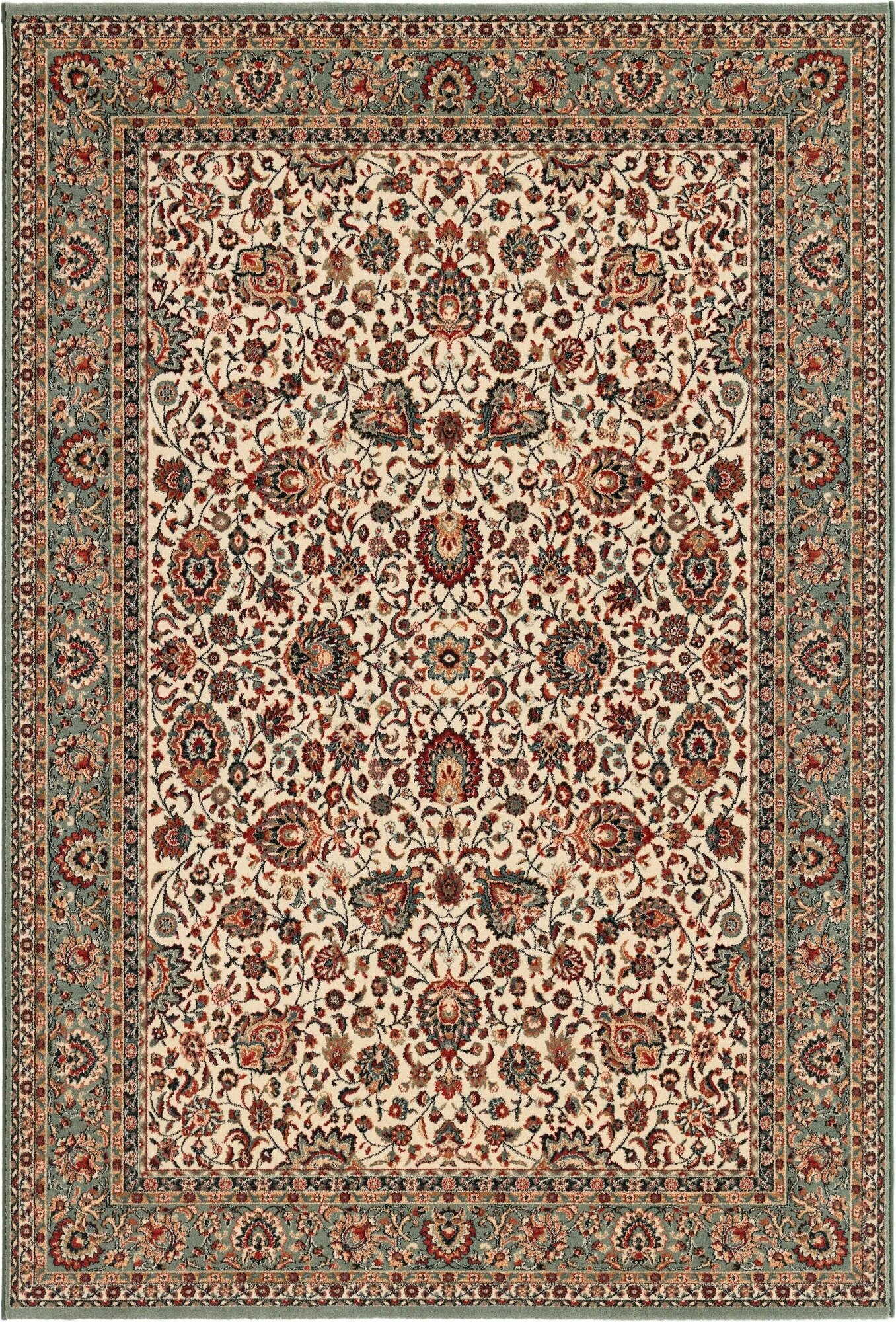 фото Шерстяной ковёр Kashqai 0.67х1.3м. Прикроватный (Бельгия - OSTA), бежевый. Ворс 8.5мм