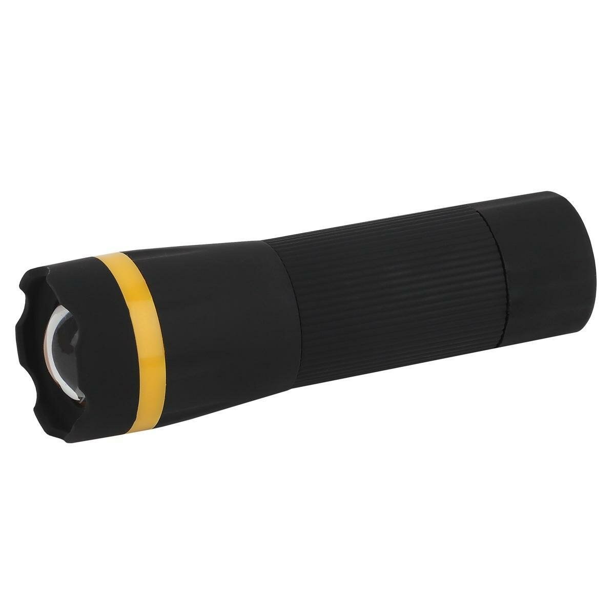 фото Светодиодный фонарь Трофи MB-301 ручной на батарейках с регулируемым фокусом