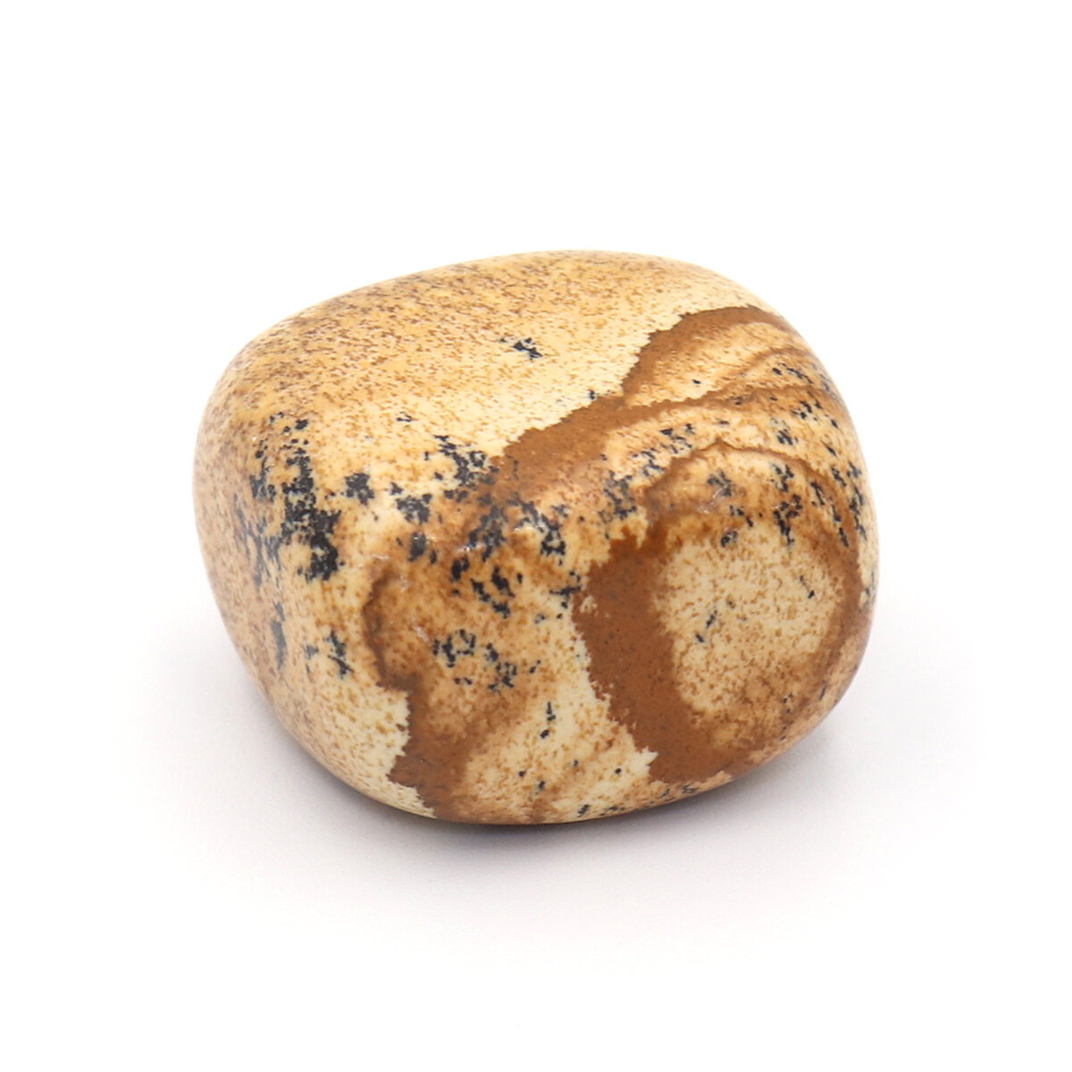 Камень натуральный "Пейзажная Яшма", галтовка (10-15 г, 18-23 мм)