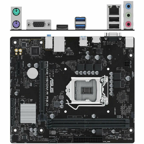 Материнская плата ASUS Prime H510M-R R2.0-SI H470 Socket-1200 2xDDR4, 4xSATA3, 1xPCI-E16x, 2xUSB3.2, D-Sub, HDMI, Glan, mATX материнская плата asus prime b550m a wifi ii b550 socket am4 4xddr4 4xsata3 raid 2xm 2 1xpci e16x 6xusb3 2 d sub dvi d hdmi wifi glan matx