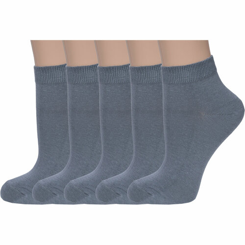 фото Носки rusocks, 5 пар, размер 23-25, серый