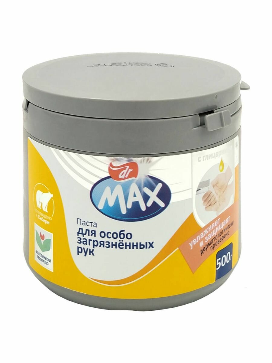 Паста очищающая Dr MAX, с глицерином, 500 г, для рук, CH-225-B500-PG2