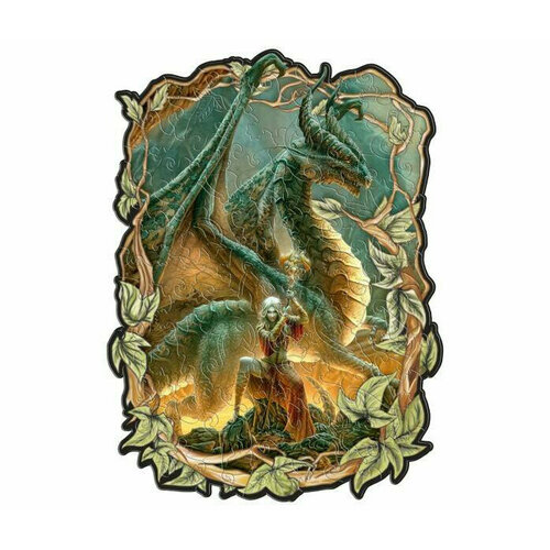 Фигурные пазлы Пещера дракона 100 дет PF0102