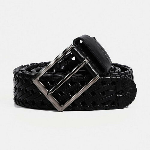 фото Ремень сима-ленд, размер 120, черный сима-лэнд