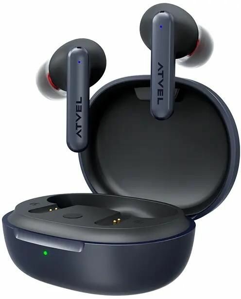 Наушники ATVEL S5 ProX, Bluetooth, внутриканальные, серый