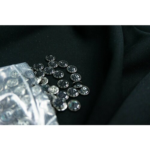 Ткань костюмно-плательная диагональная черная. Ткань для шитья ткань плательная черная узор пейсли ткань для шитья