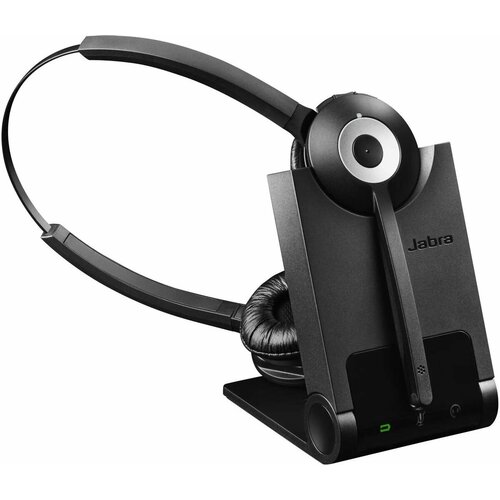 Гарнитура Jabra Pro 920 Duo для контактных центров накладные беспроводные DECT черный 920-29-508-101 4376900₽