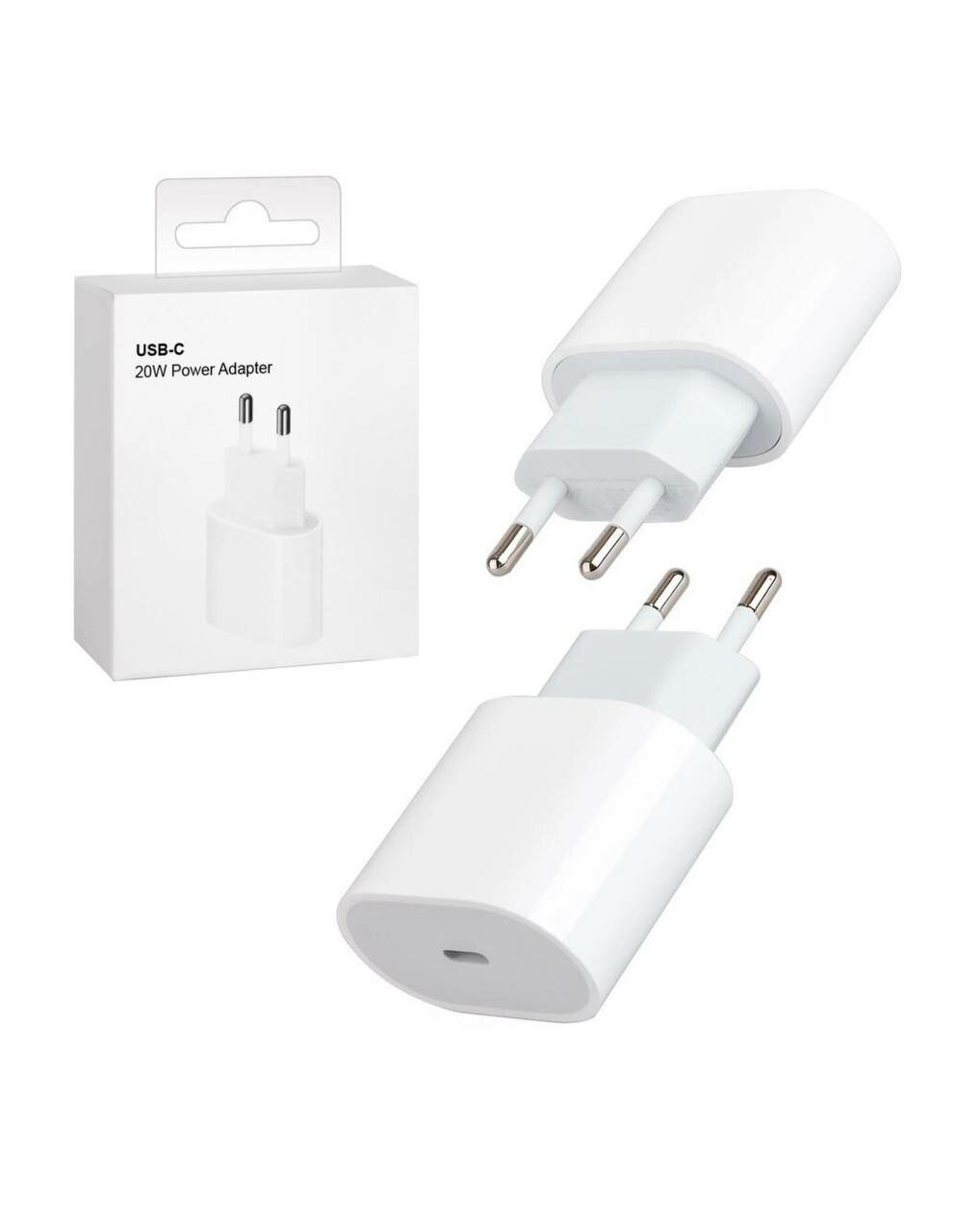 Зарядка (блок) 20W для iPhone, iPad, airpods/USB-C Power Adapter 20W — фото 1
