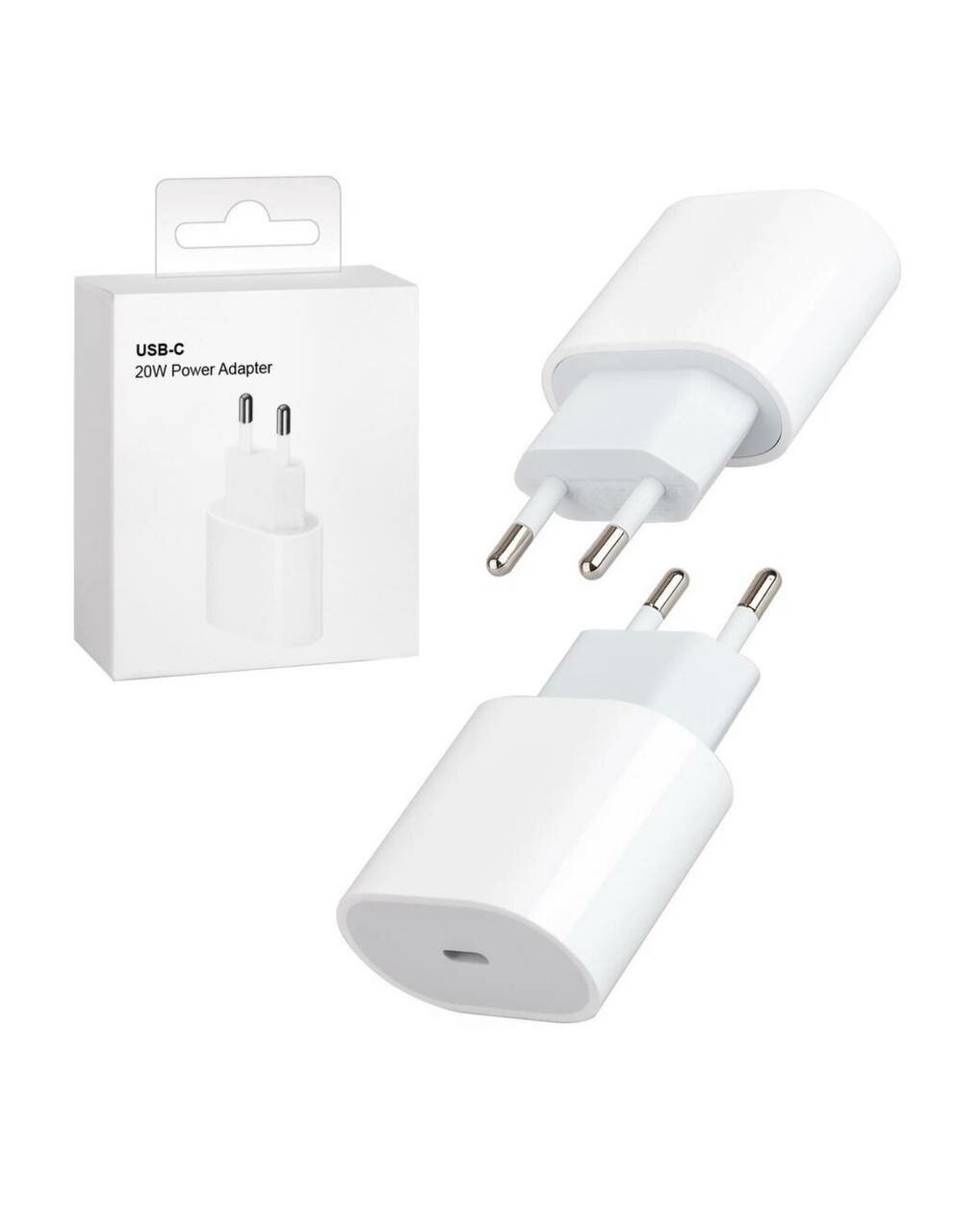 Зарядка (блок) 20W для iPhone, iPad, airpods/USB-C Power Adapter 20W