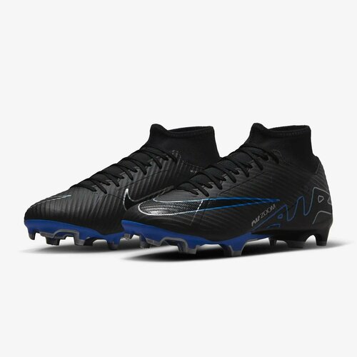 бутсы для мальчиков nike mercurial superfly vii academy jr ic оранжевый Бутсы NIKE Mercurial Superfly 9 Academy, размер 9, черный