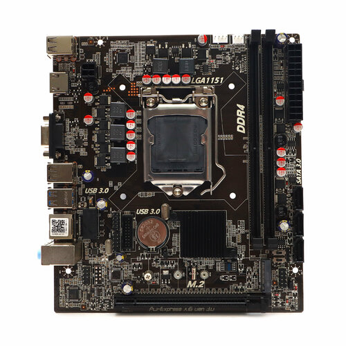 Материнская плата ZCZF H110B4, Socket1151, Intel H110, mATX