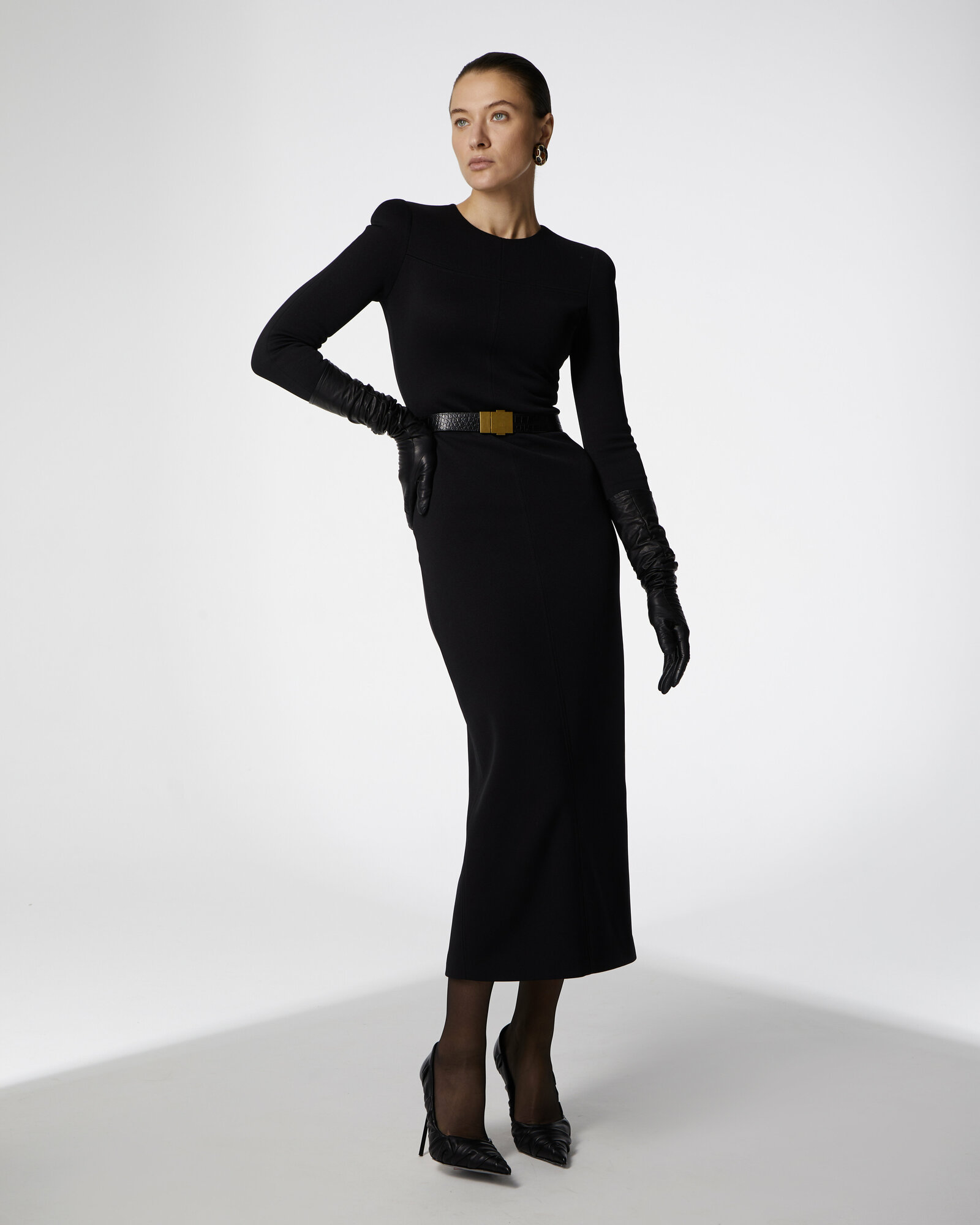 Платье Sashaskvo, размер 40, черный 1