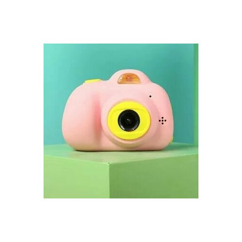 Детская цифровая фото- и видео- камера без TF-карты D6 20-дюймовый HD IPS-экран 1080P 8-мегапикселей - розовая 279000₽