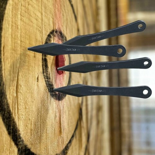 фото Нож метательный jxejxo длина лезвия 8 см (3 шт.) тайвань