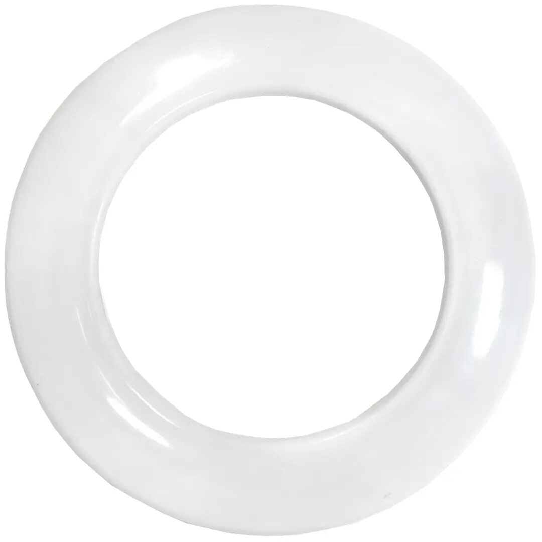 фото Люверс для тюля 35 мм цвет белый 10 шт.