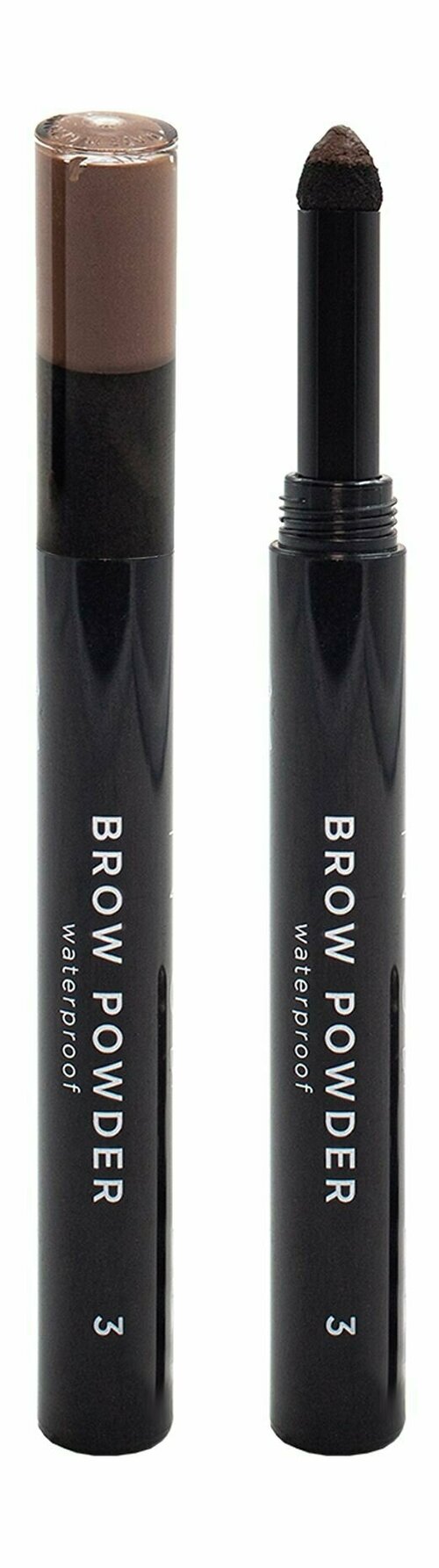 Водостойкие тени-карандаш для бровей / 3 коричневый / Nouba Brow Powder Waterproof