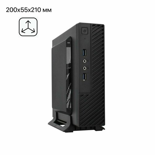 Системный блок ПЭВМ OLDI Compuers OFFICE 100 0796245 (Intel Core i3-10100 3.6GHz, H510I, DDR4-8GB 3200Mhz, SSD M.2-256GB, 120W, Wi-Fi, NOos)