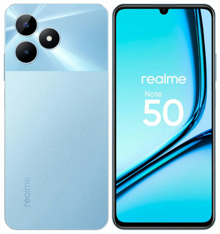 Смартфон Realme Note 50 4Gb 128Gb голубой