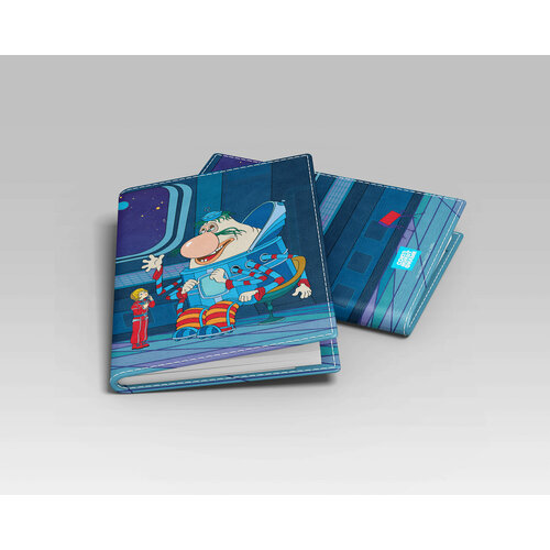 Обложка для паспорта ЭКСМО, красный, голубой printio обложка для паспорта александр головин