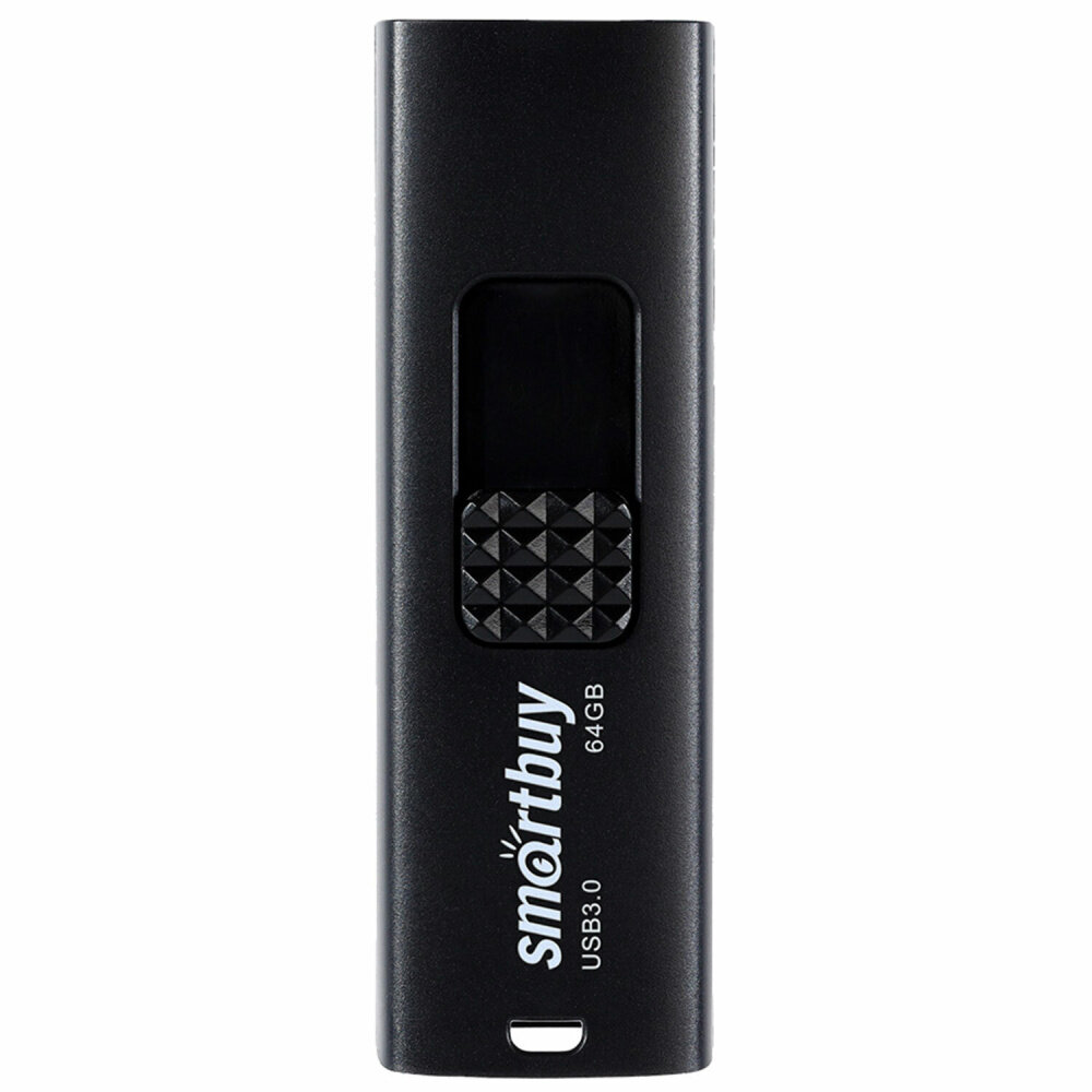 Флеш-диск 64 GB SMARTBUY Fashion USB 3.0, черный, SB064GB3FSK упаковка 2 шт.