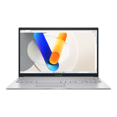 Ноутбук ASUS Vivobook 15 X1504VA-BQ895 Core 5 Processor 120U/DDR4 16GB/512Gb M.2 SSD /15.6 FHD IPS (1920 x 1080)/No OS/Cool Silver/1,7Kg/RU_EN_Keyboard/FingerPrint (90NB13Y2-M00880) ноутбук asus vivobook 15 oled x1505za ma361 90nb0zb2 m00ht0 15 6 2880x1620 intel core i5 12500h 2 5ghz 16gb ssd 512gb no os