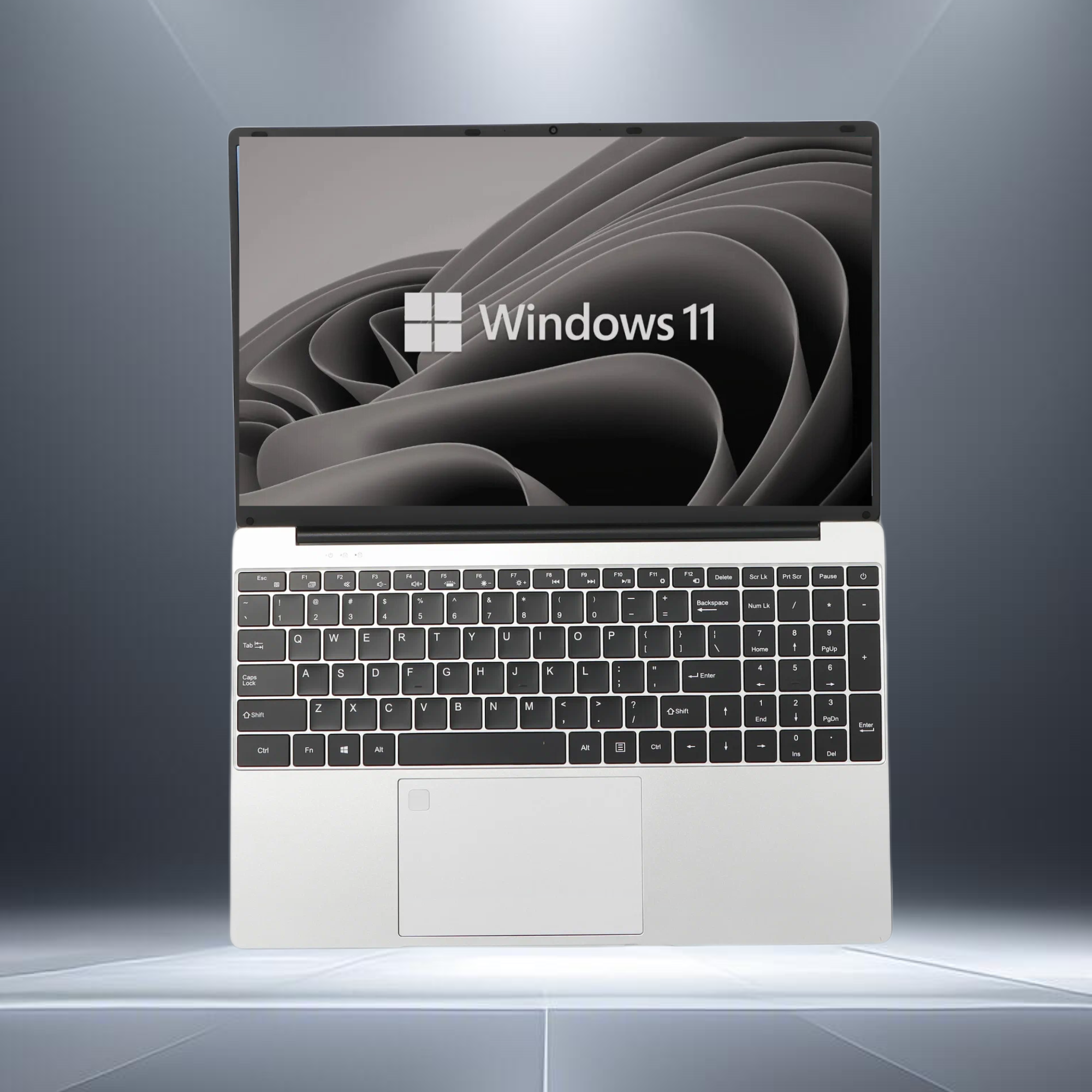 Ноутбук 15.6 для учебы и бизнеса, Intel Celeron N 5095 (2.0 ГГц), RAM 16 ГБ, SSD 1024 ГБ, Intel UHD Graphics, Windows Pro, Серый, Русская раскладка