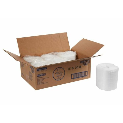 7762 Протирочные салфетки в рулонах Kimtech Wettask DSX (6 рул х 90 л)