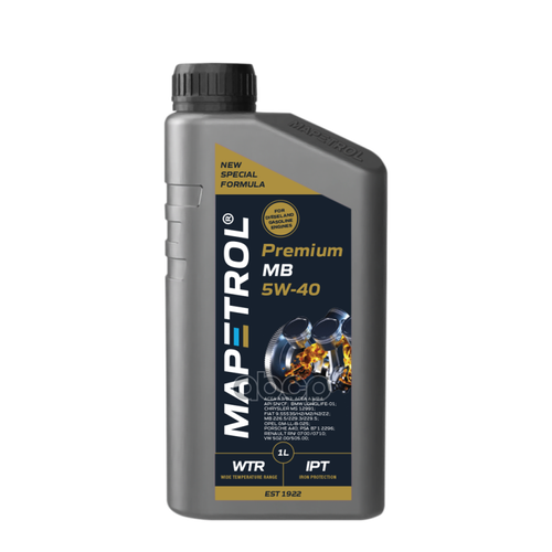 MAPETROL Масло Моторное Premium Mb 5W40 Синт.1л Mapetrol
