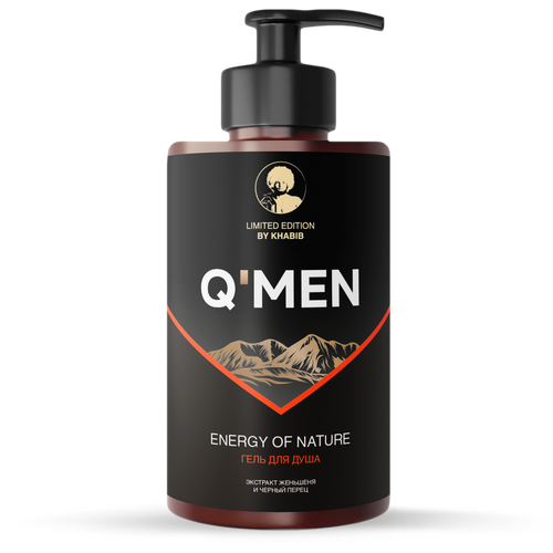 Гель для душа Q Men Энергия природы мужской 410мл6 1259₽