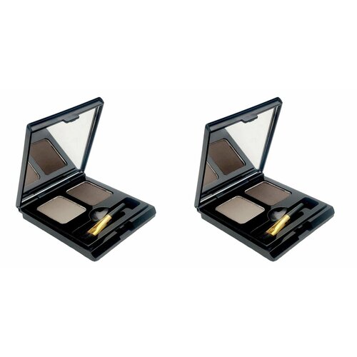 Тени для бровей L’ocean Eye Brow Cake 02 Light Brown + Brown, 2 упаковки