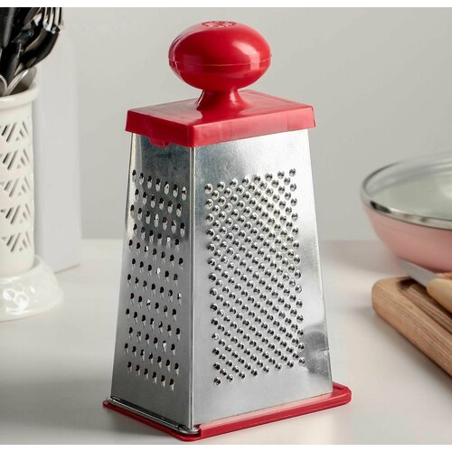 Тёрка 4 грани с крышкой-дозатором и круглой ручкой 11x85x23 см 578₽