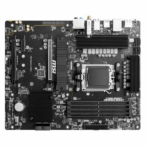 Материнская плата MSI PRO B650-S WIFI SocketAM5 AMD B650 ATX Ret 19255₽