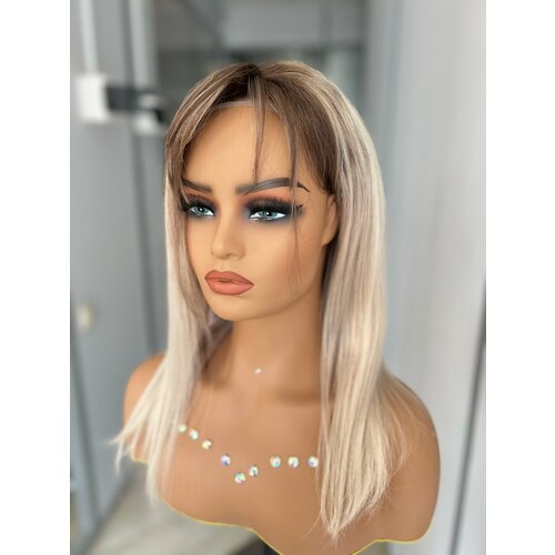 Парик натуральный на мягкой основе ONLYSHAIR с челкой Penelop