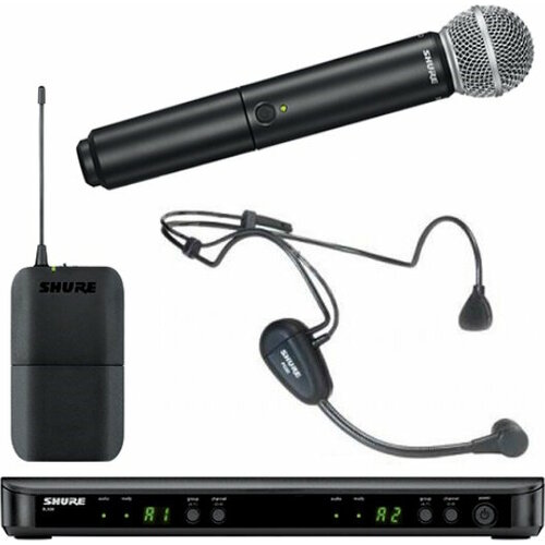 Радиосистема shure BLX 88 гарнитура и ручной 2450000₽