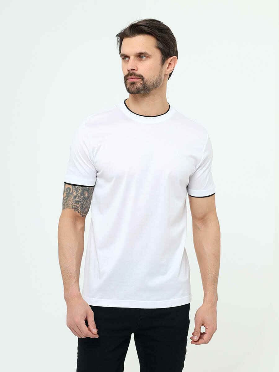 Футболка VITACCI, 1 шт., размер 52-54, белый — фото 1