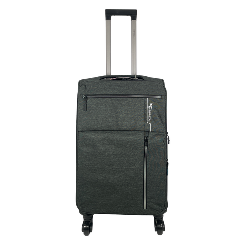 Чемодан Impreza, 80 л, размер M+, зеленый чемодан impreza 1710001 75 л размер m зеленый