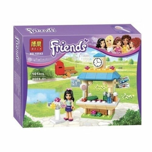 Конструктор Friends Friends Френд Киоск Эммы L&Y, 101 деталь конструктор френдс подружки туристический киоск эммы 101 деталь 10543