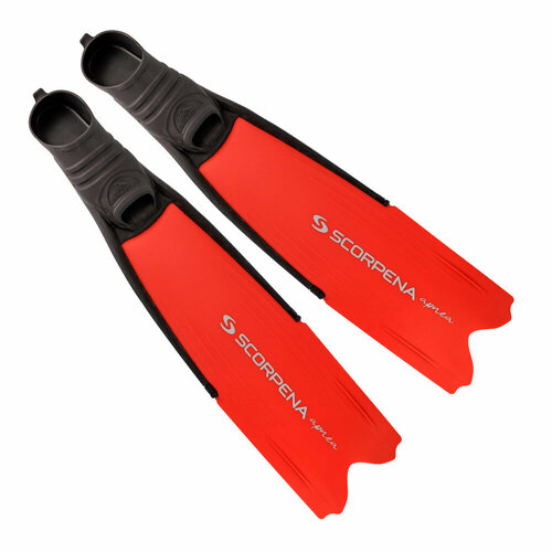 Ласты Scorpena X3 - Apnea Elite, 46/48 красный, размер 46, 48