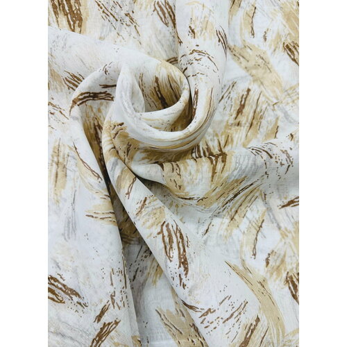 Тюль Viva текстиль с печатным рисунком, с утяжелителем, высота 2.8 м, на отрез от 1 метра