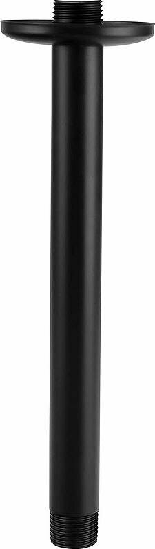 фото Кронштейн для верхнего душа Berges Wasserhaus Ventas R Black 074014, черный матовый