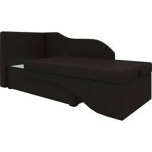 фото Кушетка АртМебель Грация эко-кожа коричневый левый