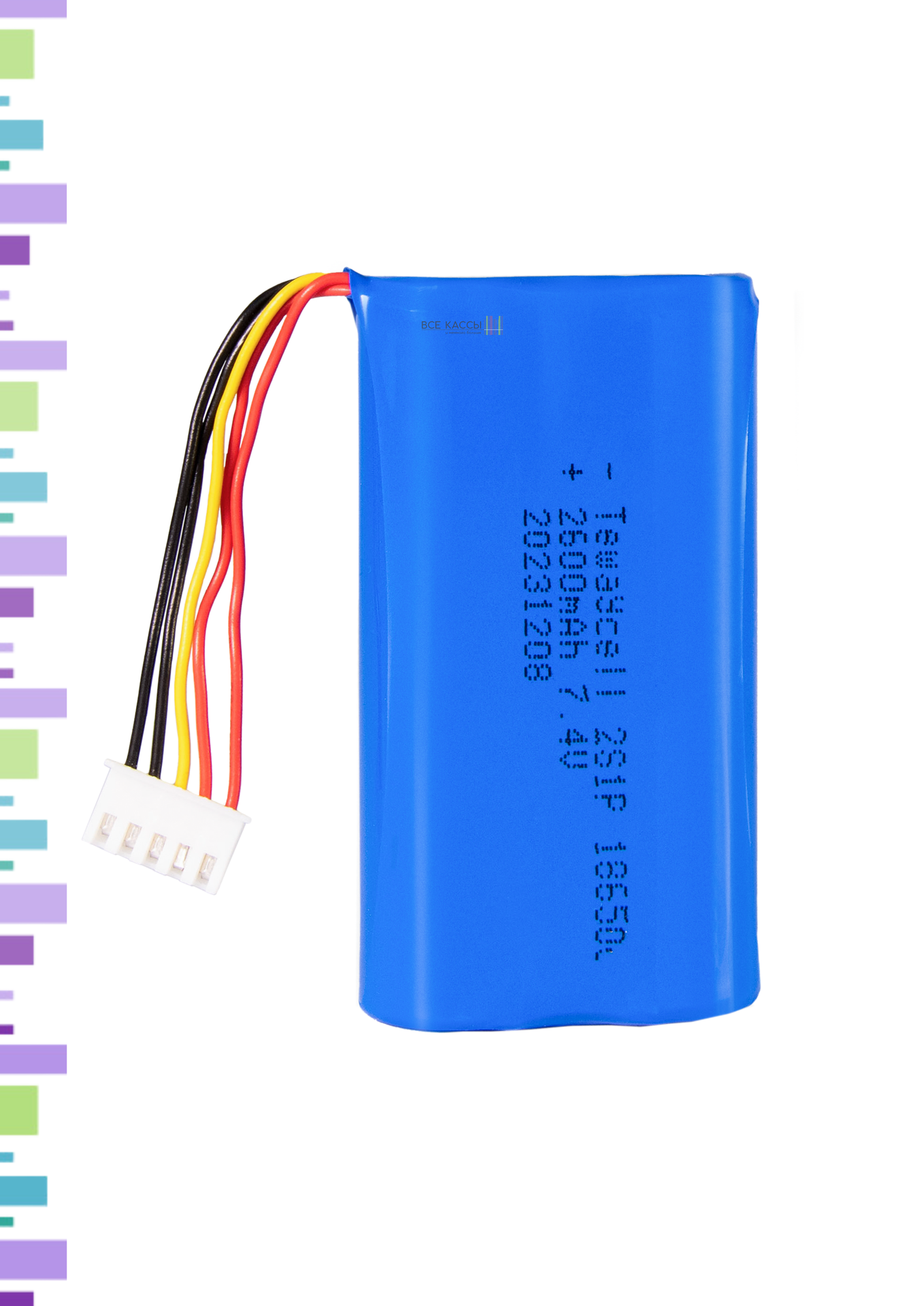 Аккумулятор 7.4v 2600mAh 18650 2S1P для онлайн кассы Атол Sigma 7