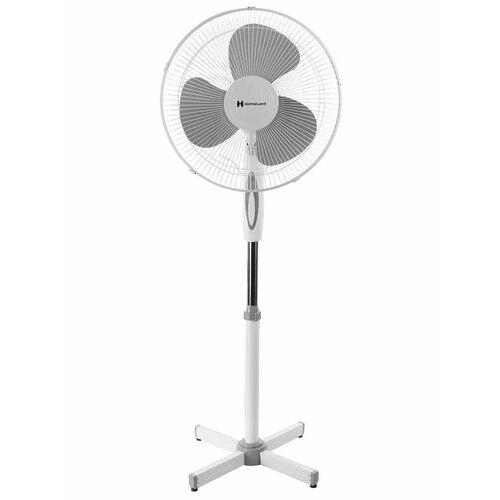 Вентилятор напольный / HomieLand FA-40N GRAY / 40 Вт / LED / Наклон