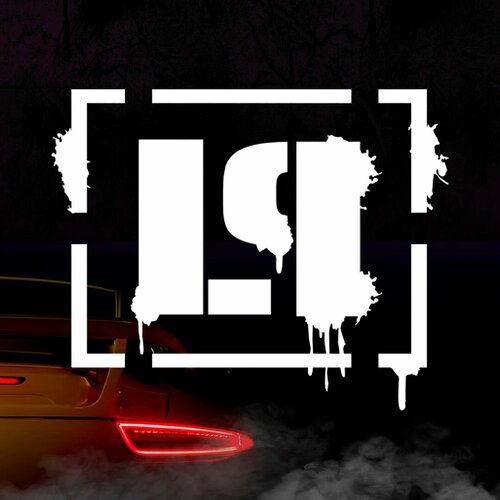 Наклейка Linkin Park логотип, белая