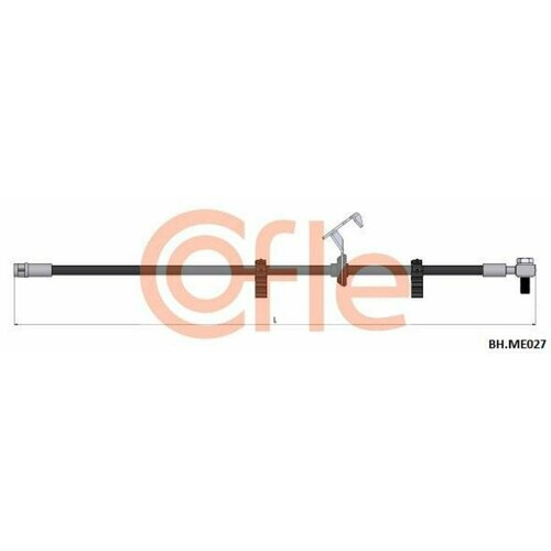 Шланг тормозной COFLE / арт. 92BHME027 - (1 шт)