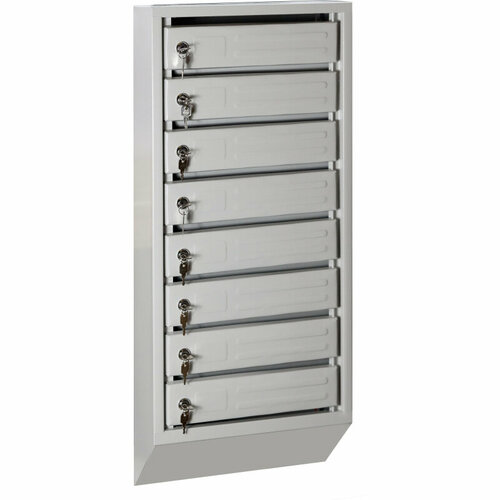 Ящик почтовый Klesto Классика многосекцвертикал 8секций с задней стенкой 7279₽